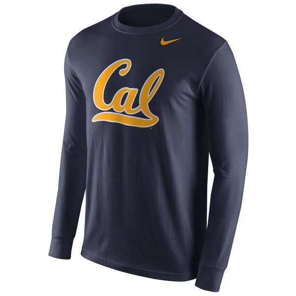 Cal Bears Nike Cotton Logo Long Sleeve WEM T-Shirt - Navy Blue,We sell and wholesale Cal Bears Nike Cotton Logo Long Sleeve WEM T-Shirt - Navy Blue on line form chian!